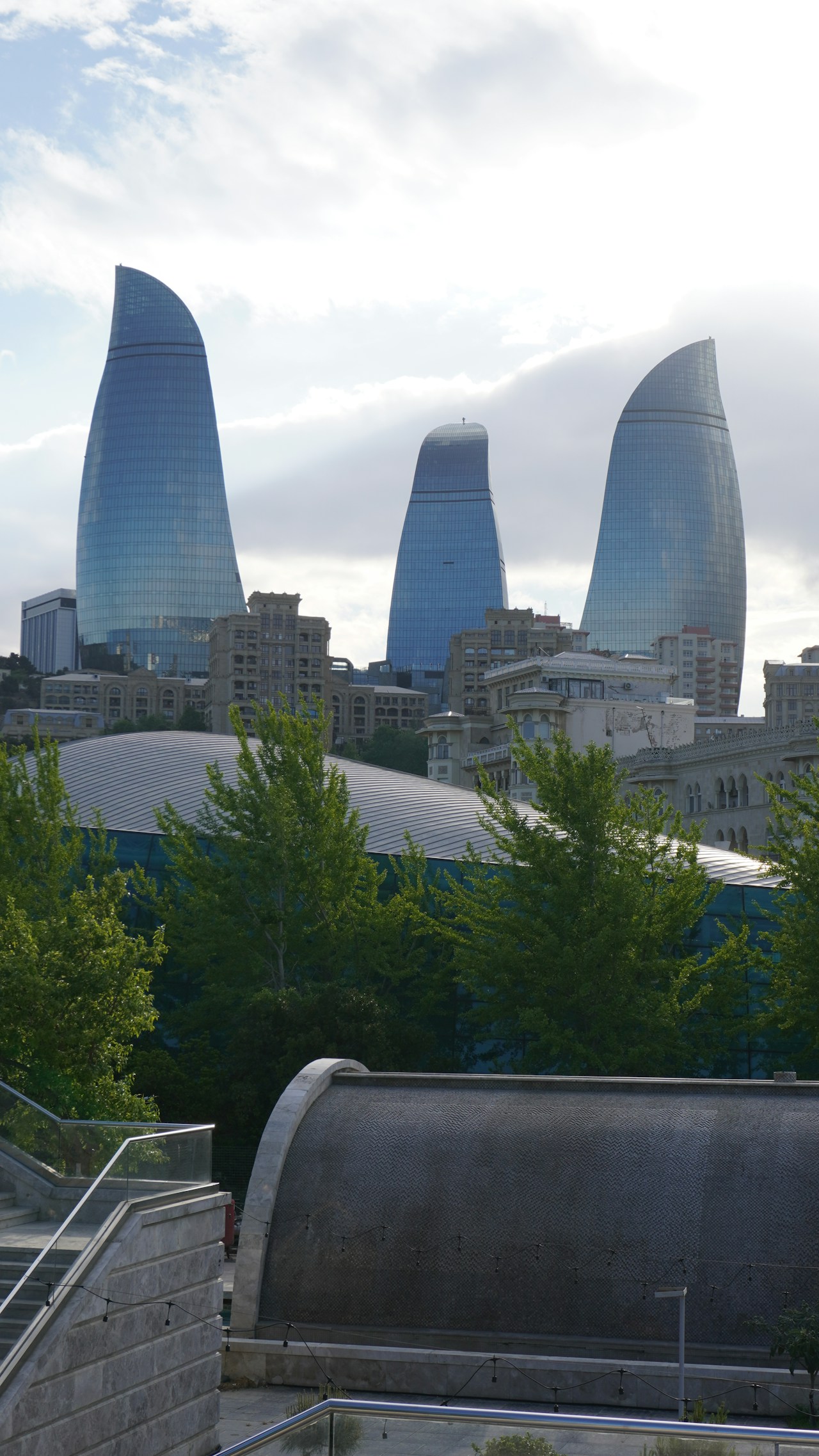 Modern Baku cityscape - recruitment process outsourcing services in Azerbaijan